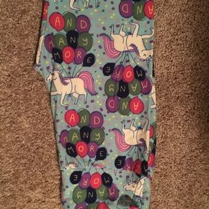 Lularoe Unicorn Birthday Leggings One Size